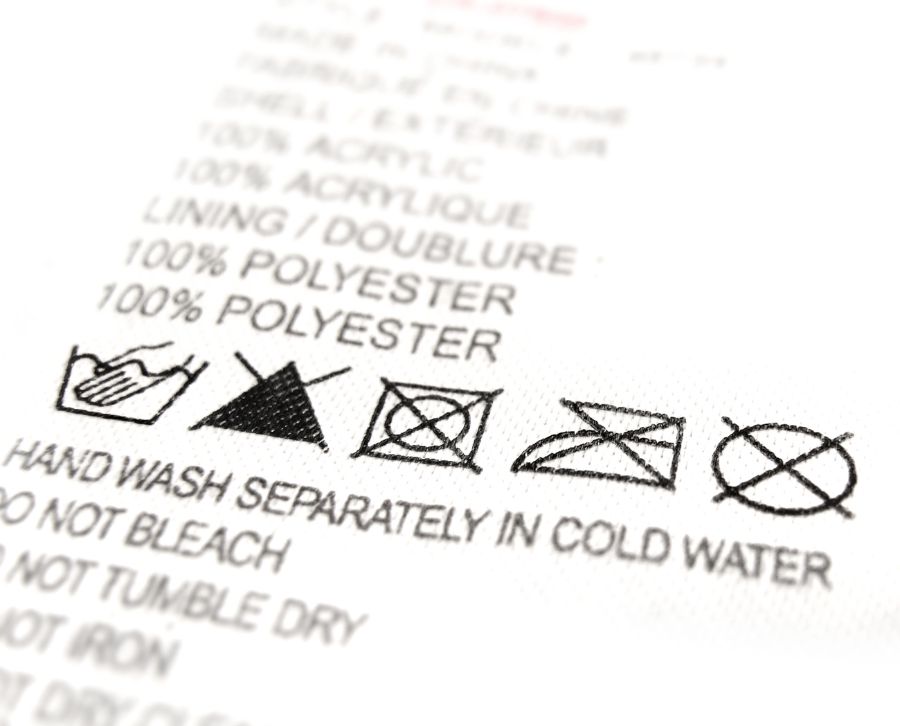 símbolos de lavado de la ropa